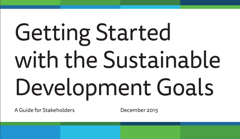 Top 5 Takeaways from the SDSN Guidebook “Getting Started With The SDGs”