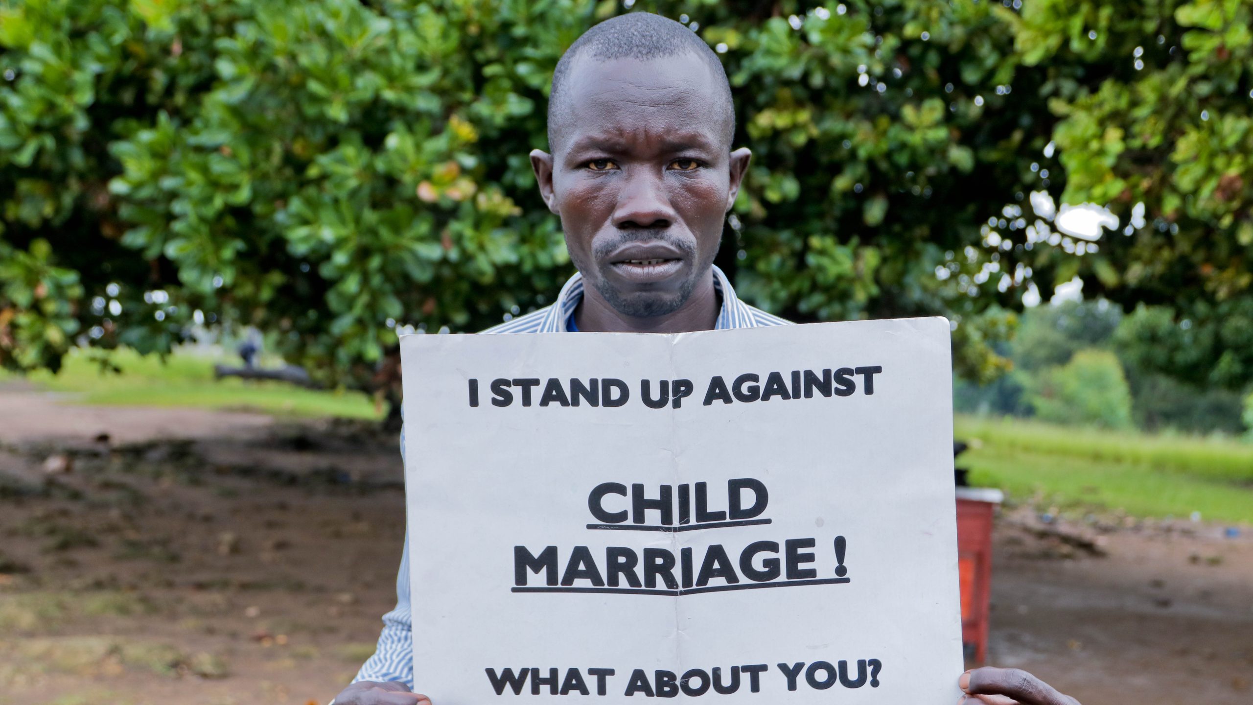 Amani Initiative campaign, I stand up with child marriage, what about you?