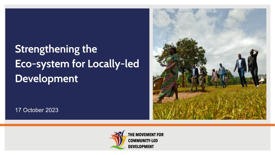 Strengthening the Ecosystem for Locally-led Development