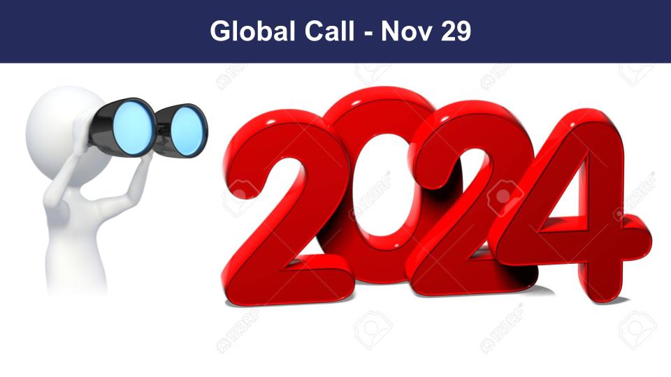 Monthly Call: Creating our Vision for 2024